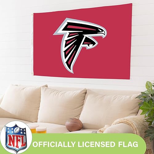 Miniatura 232 de NFL Dallas Cowboys - Bandera duradera de 3 x 5 para exteriores con ojales, bandera y pancarta resistentes para jardín al aire libre y patio, bandera