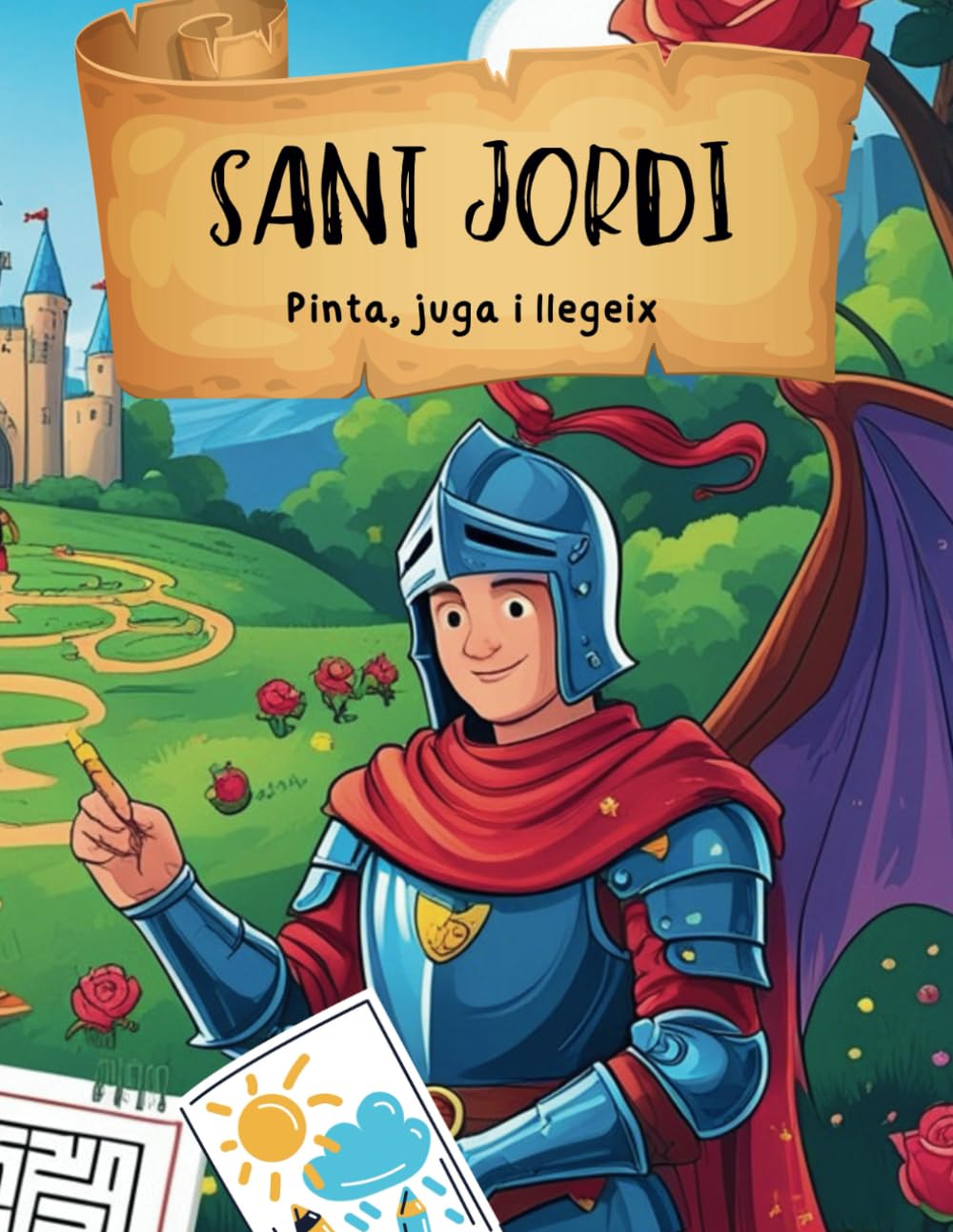 SANT JORDI: Pinta, juga i llegeix