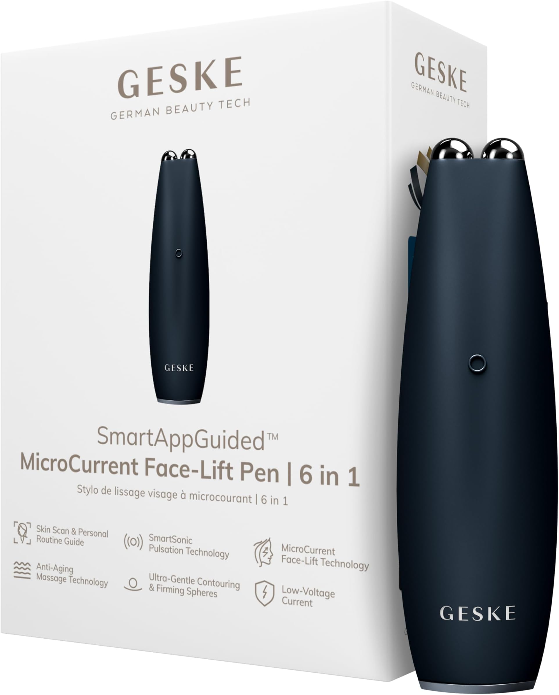 GESKE Geske Microcurrent Face-Lift Pen 6 In 1 Black