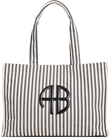 ANINE BING Womens Lara Stripe Tote Bag