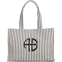ANINE BING Women's Lara Stripe Tote Bag