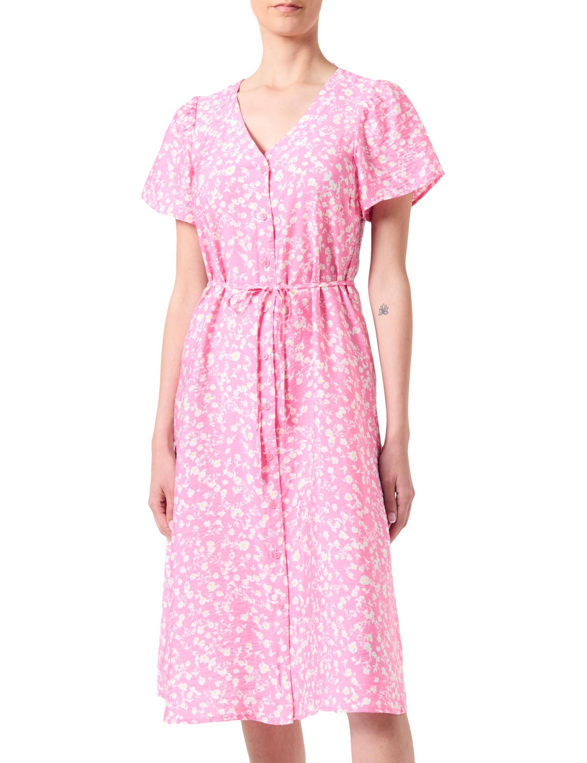 Vmjosie SS Calf Shirt WVN GA Keid, Cosmos/AOP: Hucca · 10303401
