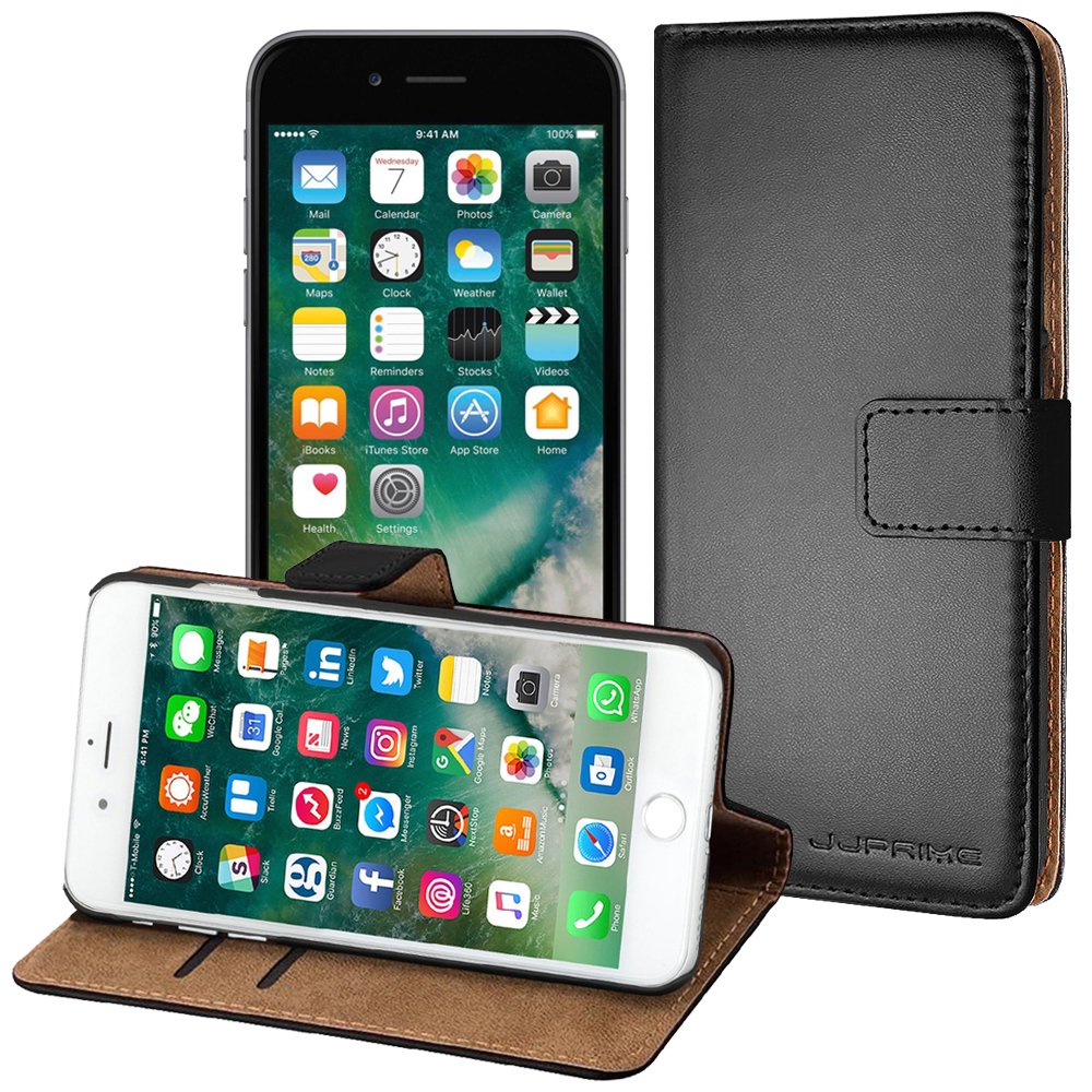 JJPRIME - iPhone 6G Plus/iPhone 6S Plus - Premium Leather Wallet Case Cover