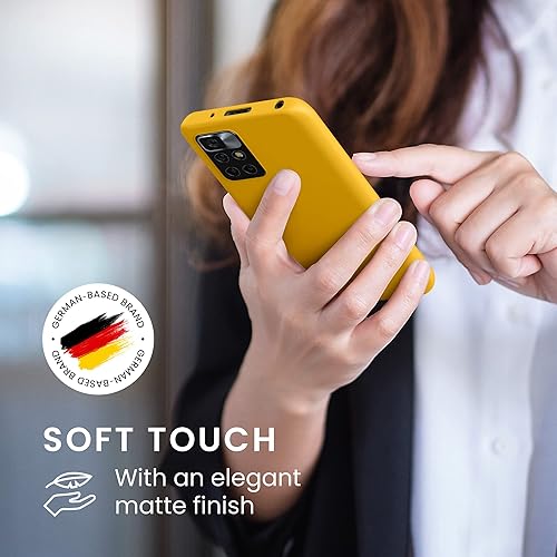 Miniatura 4 de kwmobile Funda compatible con Xiaomi Redmi 10 (20212022) - Funda protectora de silicona TPU suave y delgada - Amarillo miel