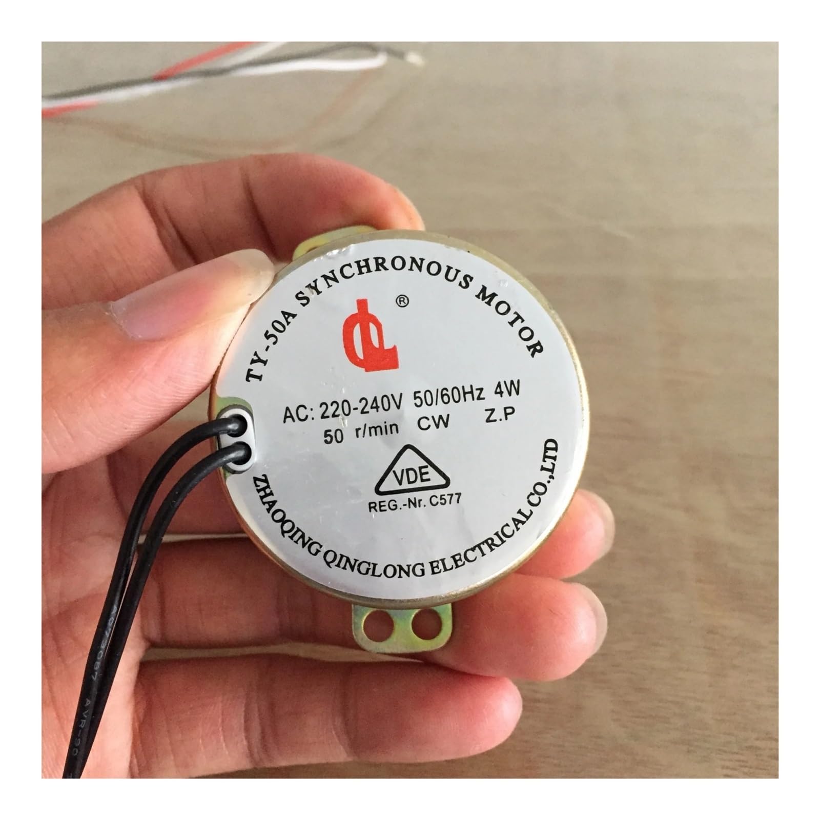 HWEIH Moteur synchrone TY-50A 50 tr/min 4 W 220 V ~ 240 V