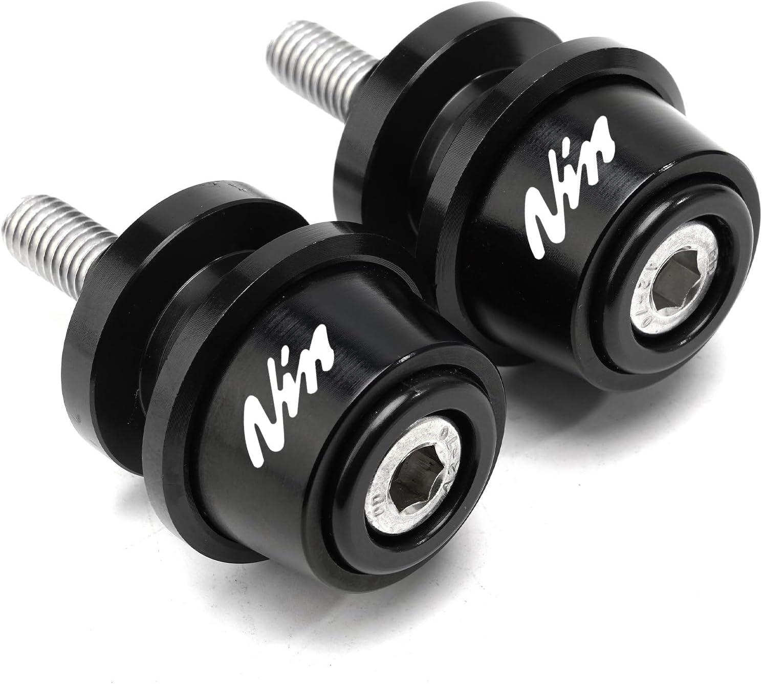 Compatible with 2026 Ninja 650 2025 Ninja 500 SE Ninja 400 NINJA 1100SX 1000 SX 2017-2024 2025 2026 ZX6R ZX-10R ZX4RR ZX4R ZH2 CNC Motorcycle Swingarm Spool Slider Stand Screws