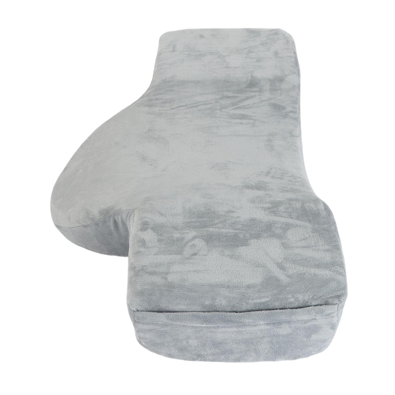 Cuscino per Extension Ciglia, Memory Foam, Velluto Grigio, Forma a U, Supporto Ergonomico per Collo - Morbido e Confortevole, Tasca Laterale per Strumenti, Ideale per Saloni di (Rosa