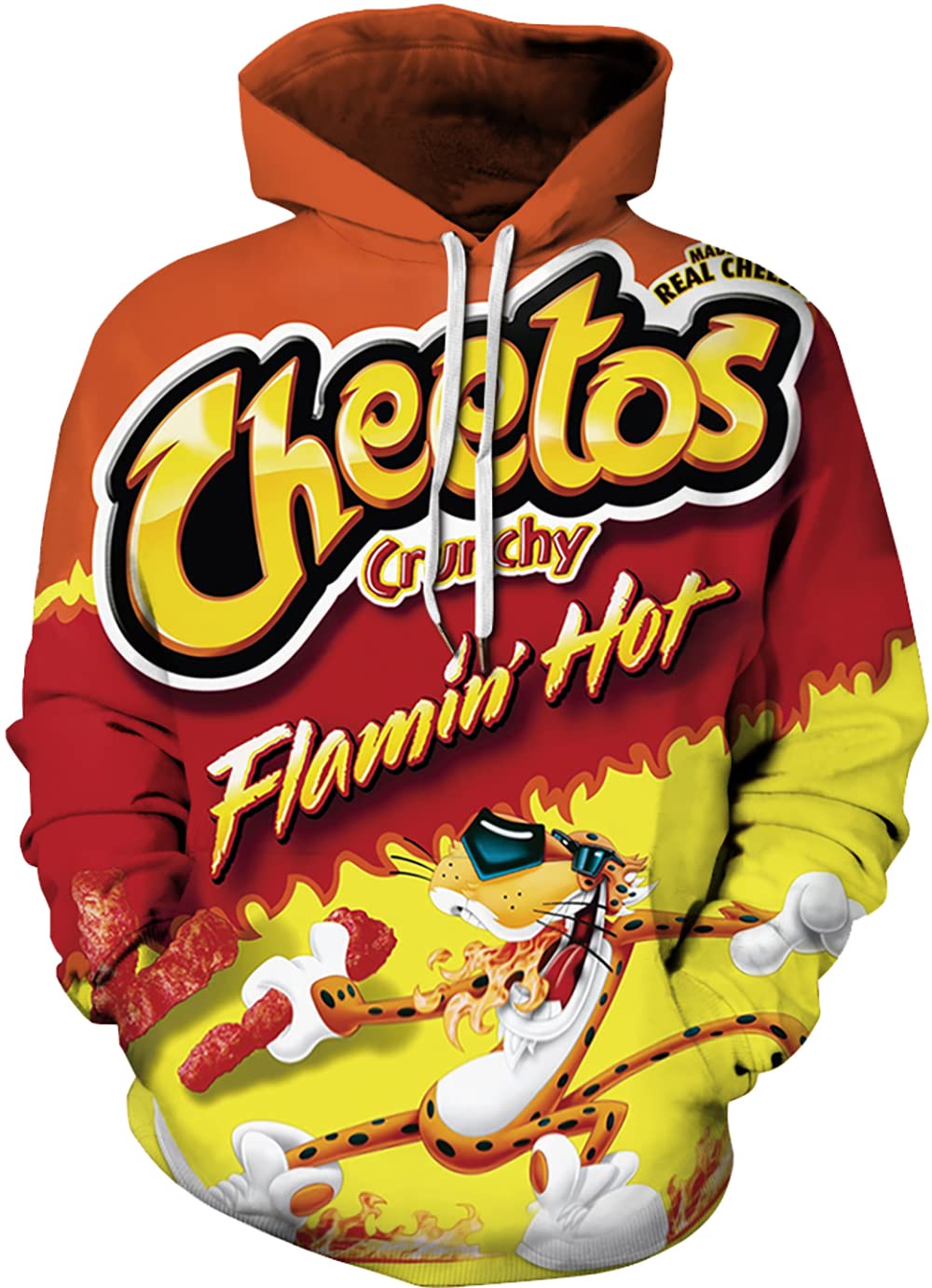 TAKUSHI HFCheetah 3D Printed Unisex Pullover Hoodies Hooded Sweatshirts Casual Tracksuit