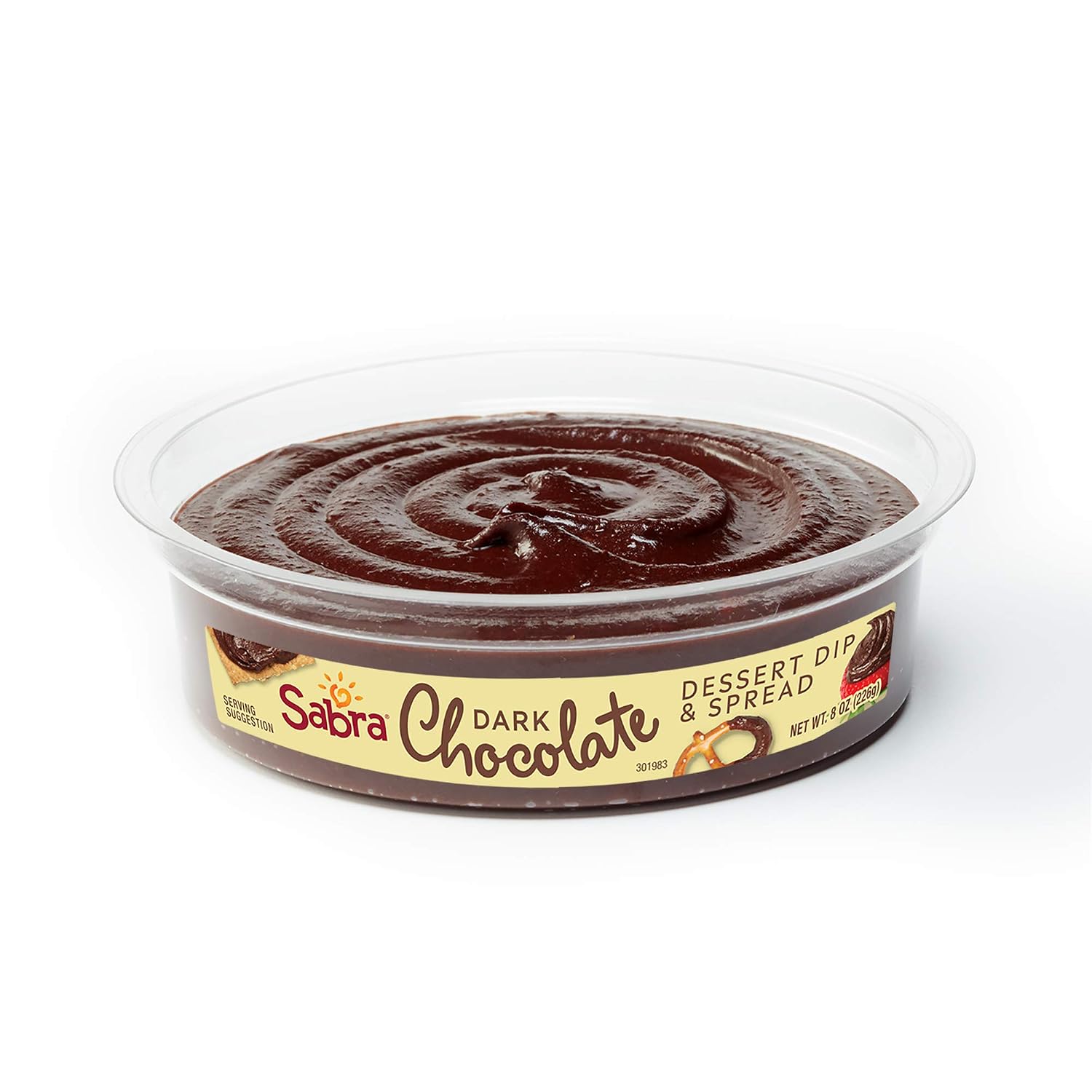Sabra Dessert Dip & Spread, Dark Chocolate, 8 Ounce