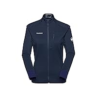 Mammut Taiss Light ML Jacket Women | Giacca in Pile Sportiva da Montagna da Donna con Zip | Marine