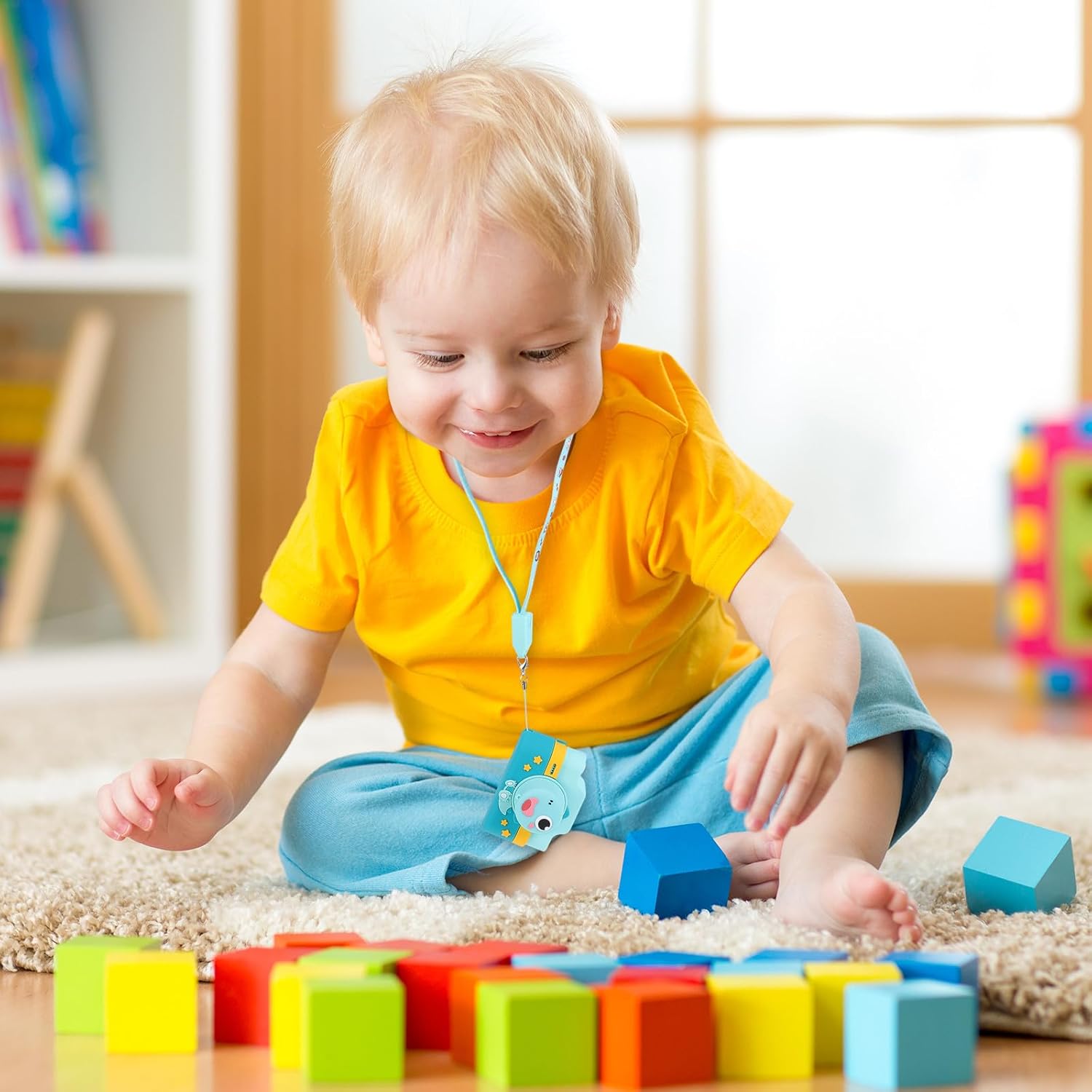 HEMOTON Digital Camera 48mp High-Definition Touch Screen Creative Cartoon Camera for Boys with 32gb Memory Card, Dinosaur Green for ’s Photography and Play