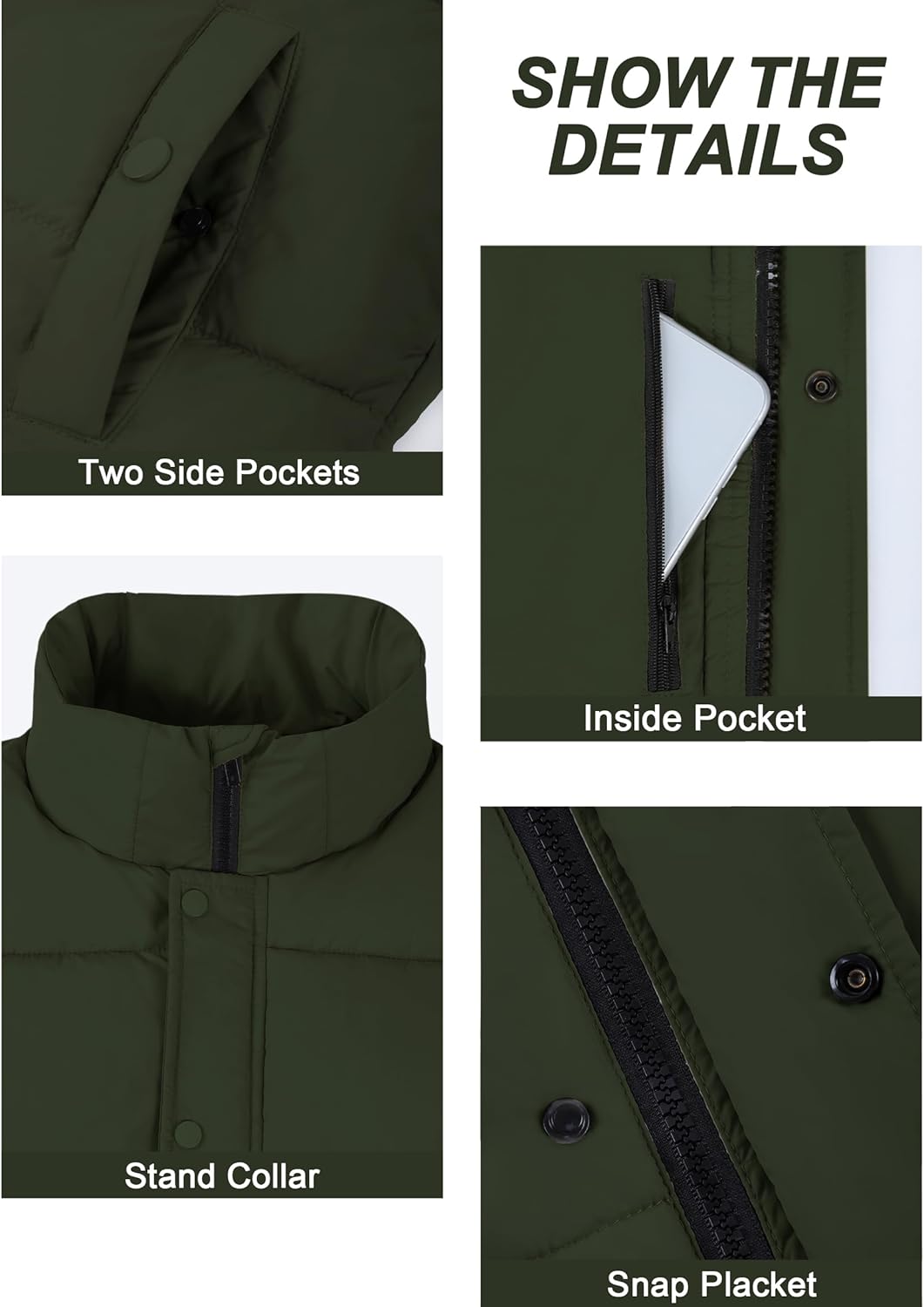 Fengbay Puffer Vest Women Sleeveless Winter Clothing Puffy Cropped Vests Jacket Fall Outfits 2026 Trendy Vest Top - Image 4