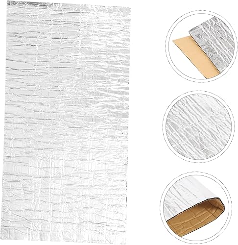 Miniatura 3 de Ciieeo Alfombrilla de aislamiento de aluminio para amortiguamiento de sonido superior, fácil instalación, accesorio automotriz