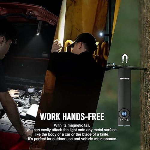 Miniatura 6 de OLIGHT Arkfeld - Linterna EDC de 1000 lúmenes de doble fuente de luz, paquete Baton3 Pro Max, 2500 lúmenes, linterna compacta recargable EDC