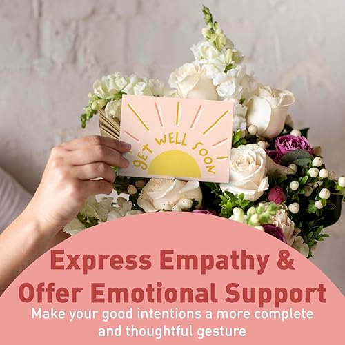 Miniatura 6 de S&O Fun - Tarjetas de recuperación con sobres - Juego de 24 tarjetas coloridas de "Get Well Soon", regalos para hombres y mujeres, tarjeta Get