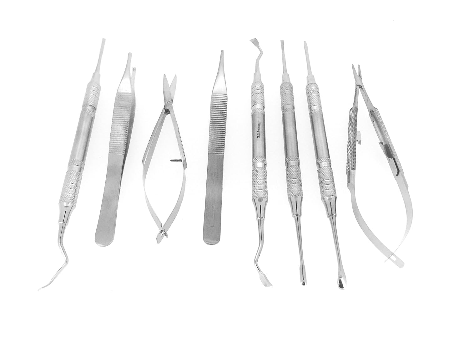 SURGICAL ONLINE 8 Micro Surgery Instruments Set Dental Medic Medical Implant Dentistry Supply