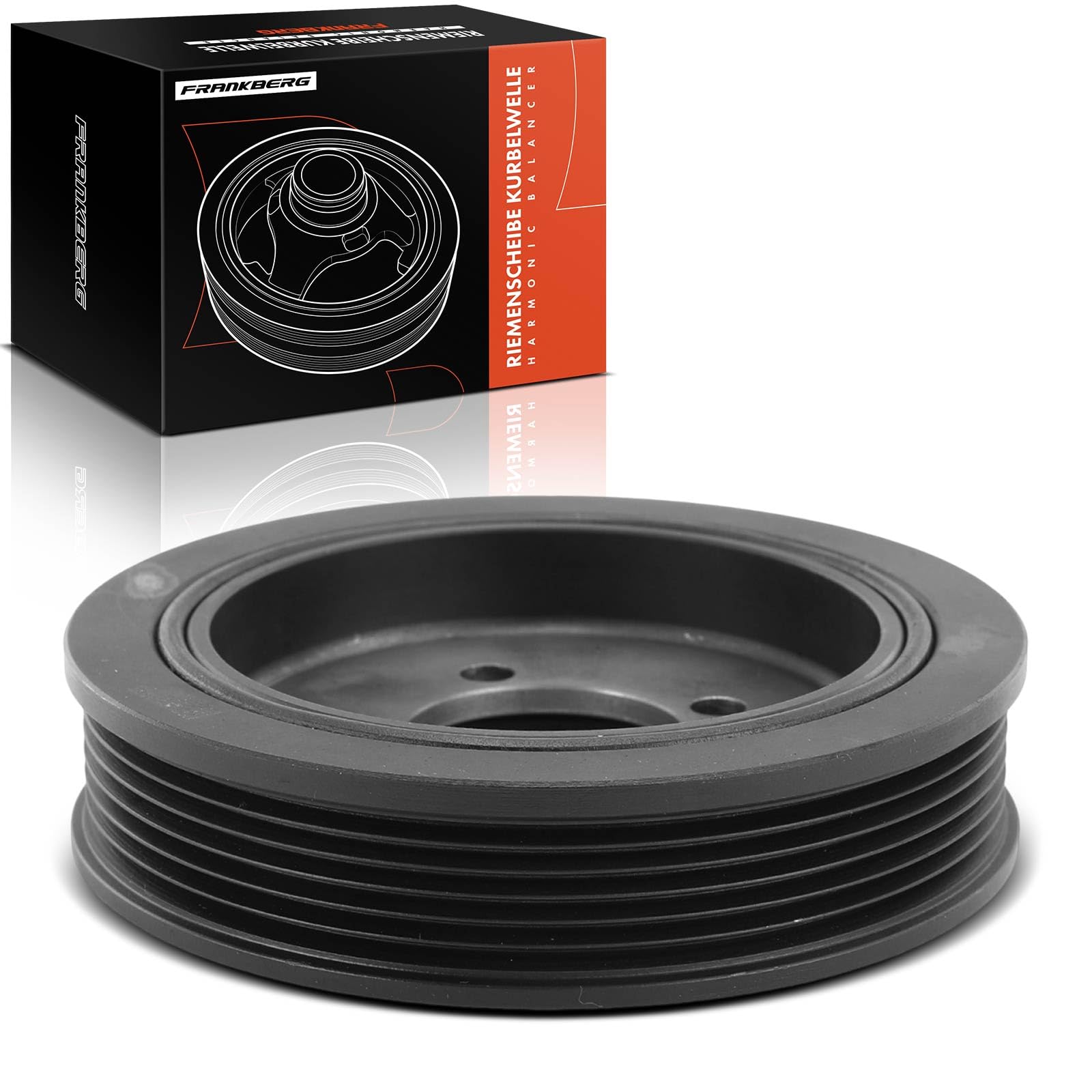 Frankberg Puleggia albero motore 96419497 | Compatibile con: Leganza KLAV, Nubira Wagon J100, Lacetti Hatchback KLAN, Evanda, Berlina Nubira, Rezzo MPV U100