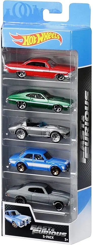 Carrinhos Hot Wheels Pack com 5 Fast and Furious - Mattel