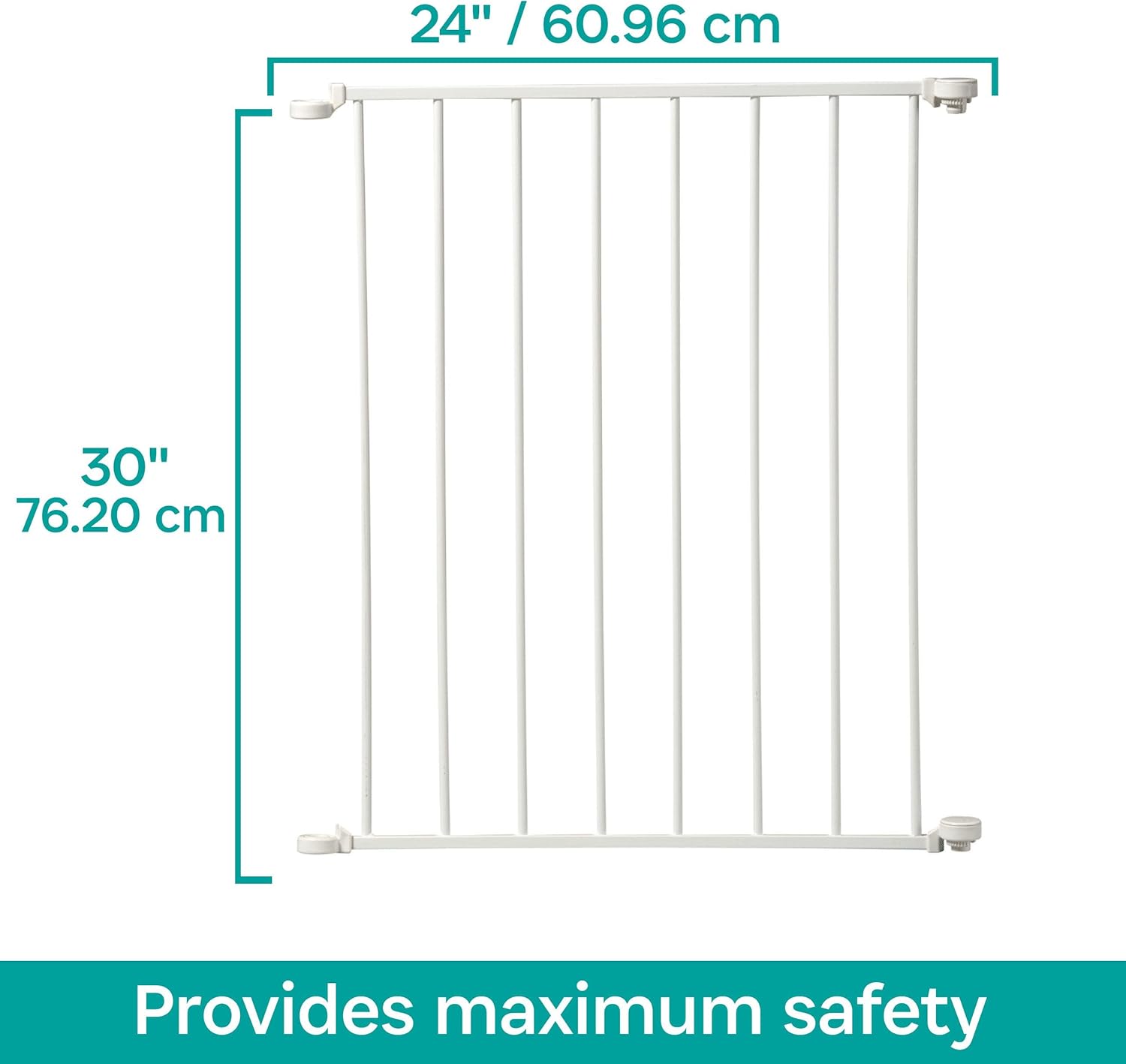 KidCo Configure and Hearth Gate Extensions (24", White)