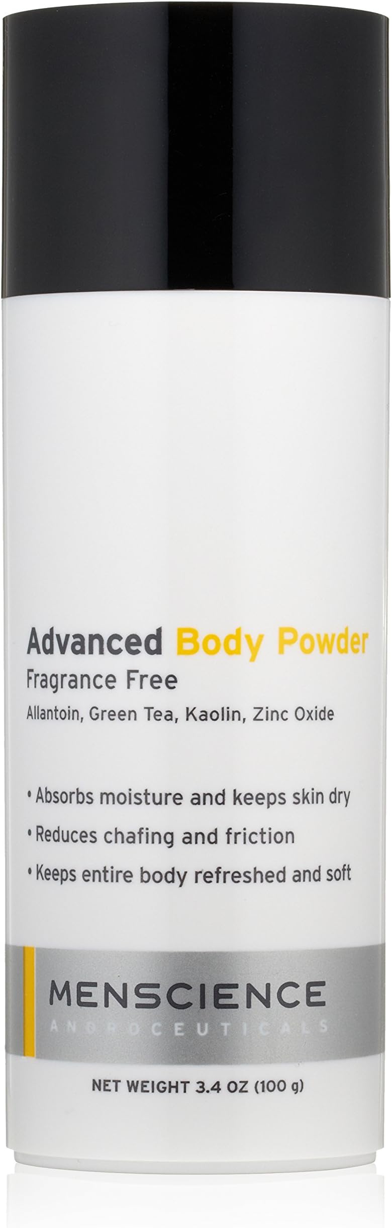 MenScience Androceuticals Advanced Body Powder, 3.4 oz