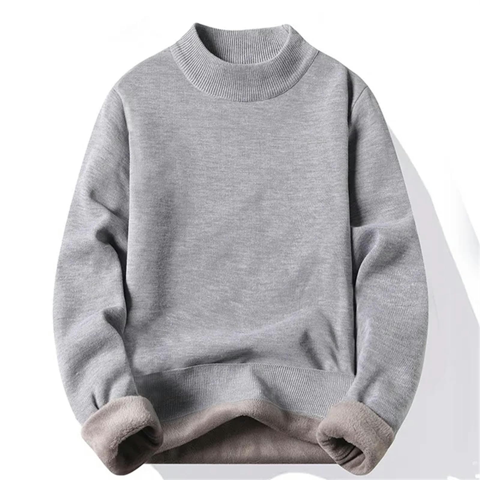 MdybF Jersey de Hombre Men's Informal Slim Fit Basic Turtleneck Sweater High Collar High Collar Tops Machos