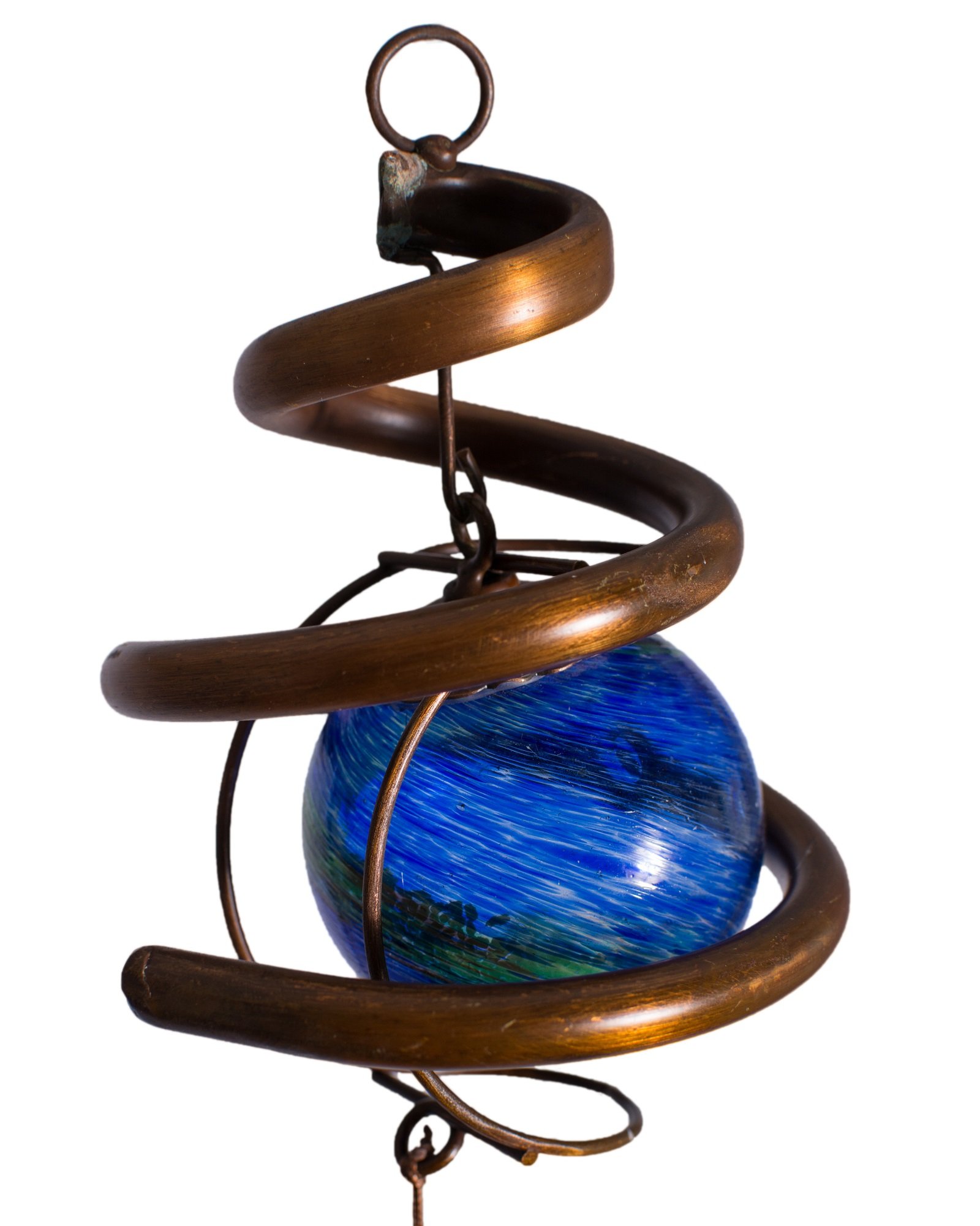 Homgar Pack of 4 - Spiral illuminary wind chime - Sun Catcher For Outdoors