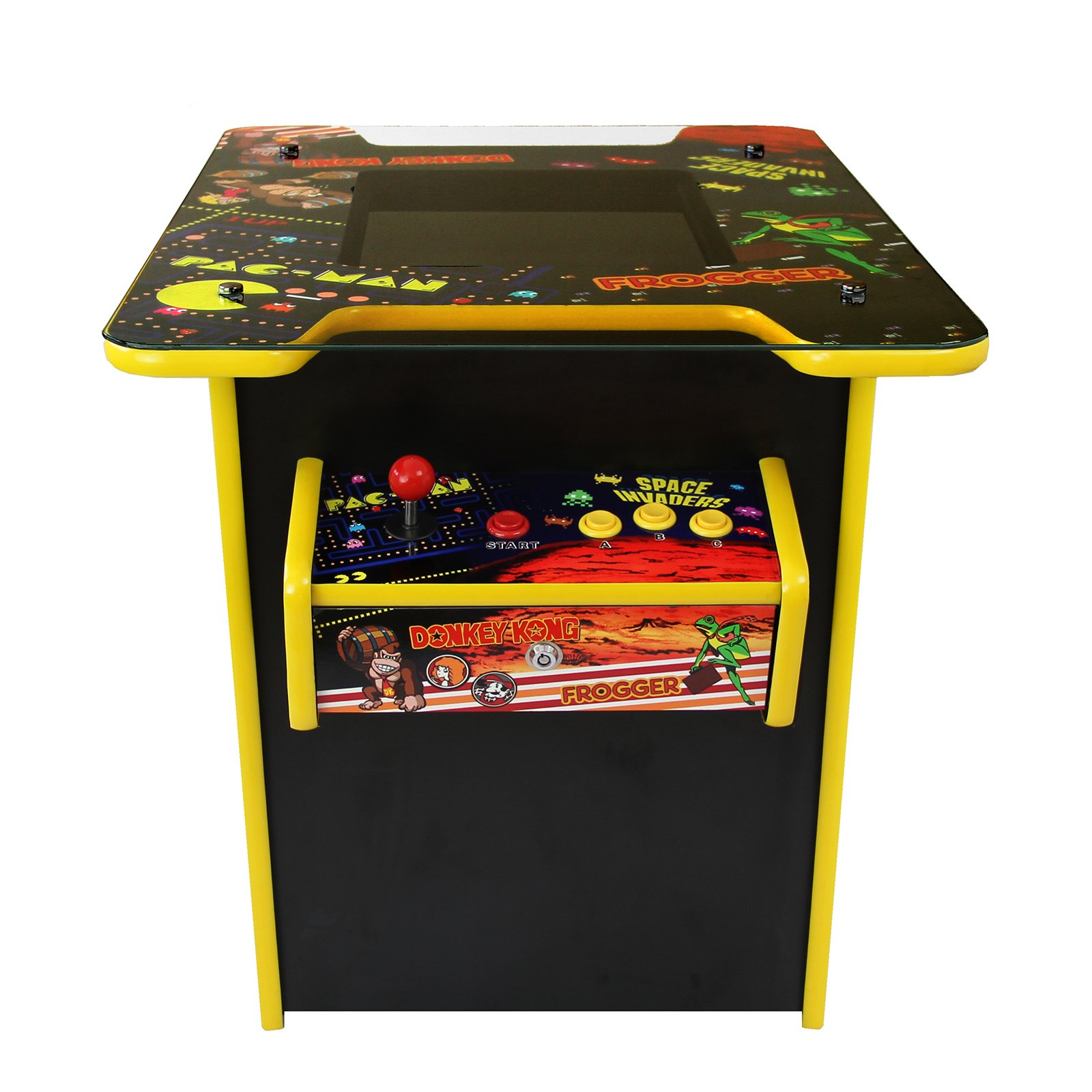 Multigame Arcade maszyna stołowa koktajl retro klasyczna szafka do gier wideo 60 gier 2 graczy 40 cm ekran LCD