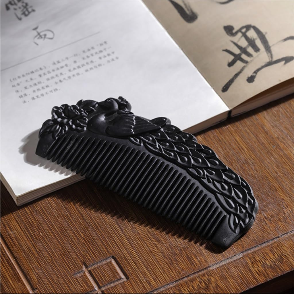 Peruka Grzebień Long Hair Fine Tooth Comb Wooden Curling Comb Massage Scalp Comb Suitable for Combing Curly Hair, Long Hair, Wet Hair, Etc. Duże grzebienie do włosów