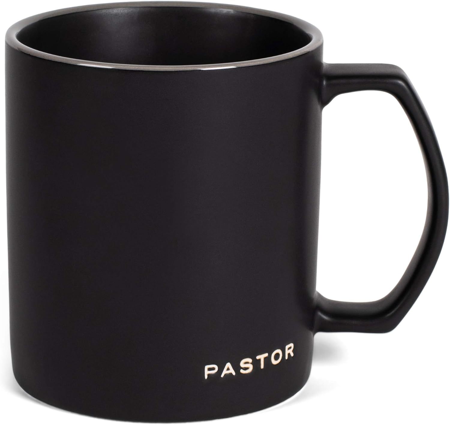 Lighthouse Christian Products Simply Yours Pray 18 ounce Ceramic Stoneware Coffee Mug Pack of 4, Midnight Black