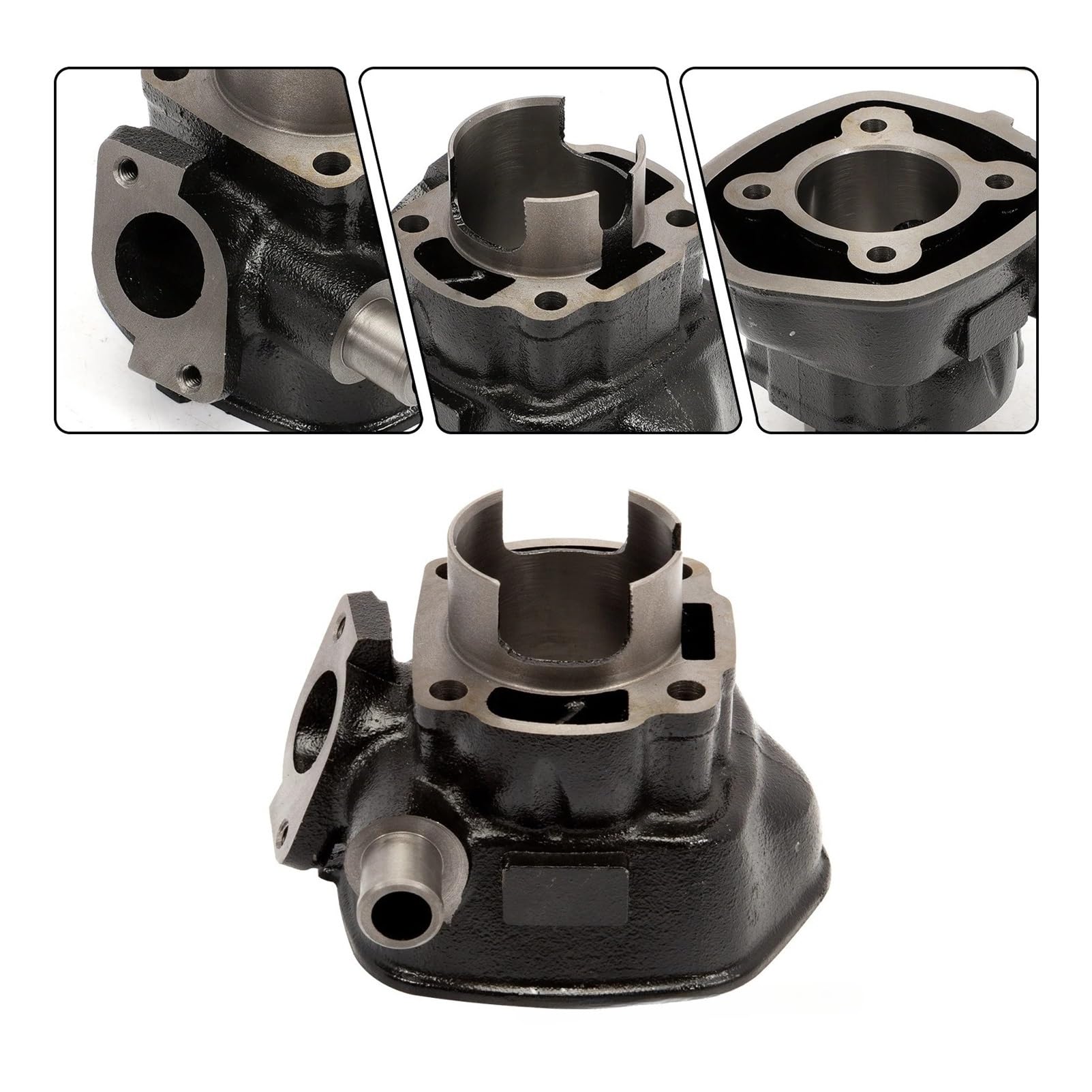 Cilindro Pistón Kit Para Aerox Para Mbk Nitro Malaguti F12 F15 Area 51 2T 70cc 47mm Kit De Cilindro De Gran Cilindro Con Culata