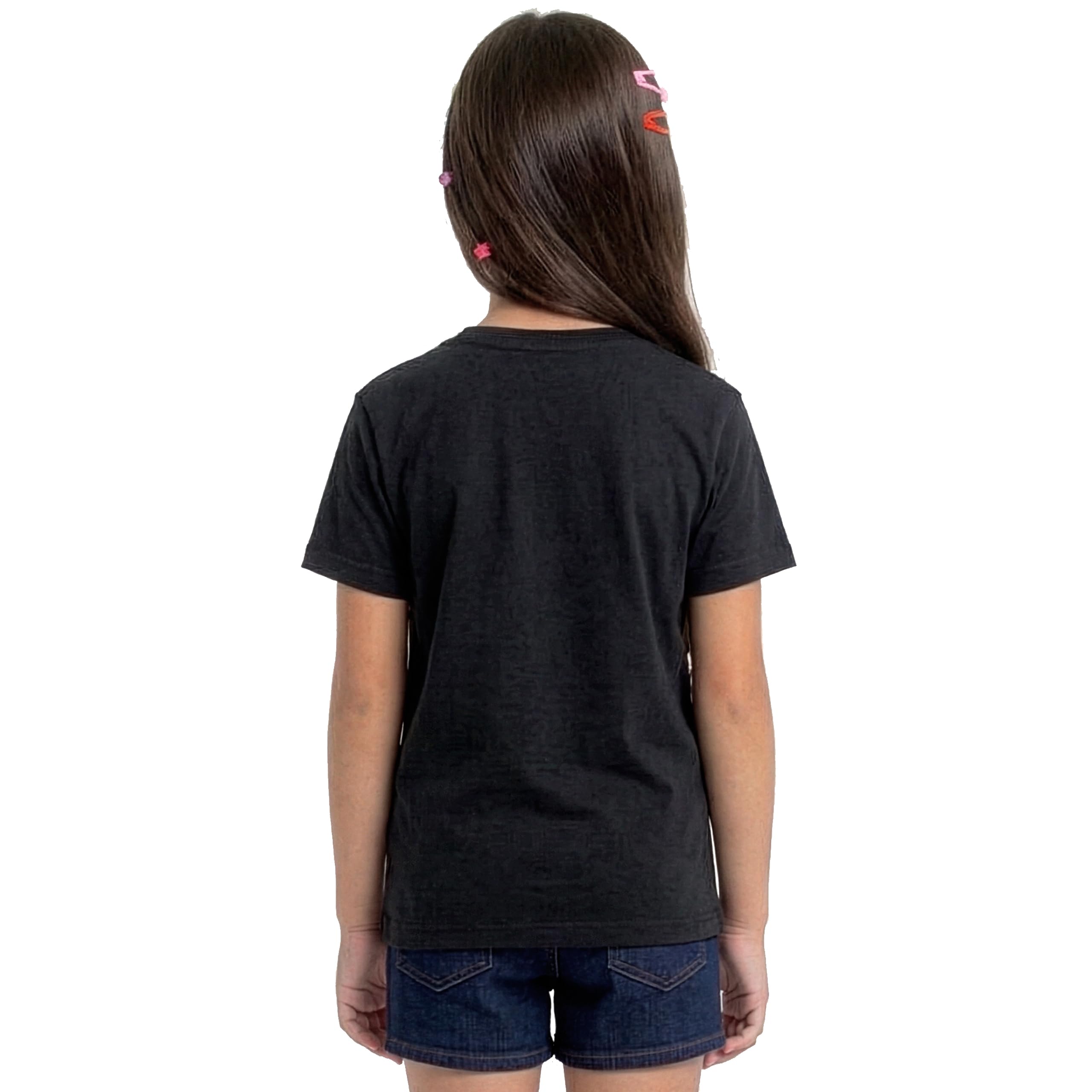 KPop Demon Hunters Camiseta Niña, Camiseta KPOP Niña con Motivo De Huntrix, Top Niña Manga Corta para El Verano