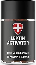 Leptin Activator Capsules High Dose for Leptin Diet Highest Quality from Active Swiss Leptin Metabolism Diet Natural Diet Support Slim in 21 Days Lose Leptin Hormone-Free