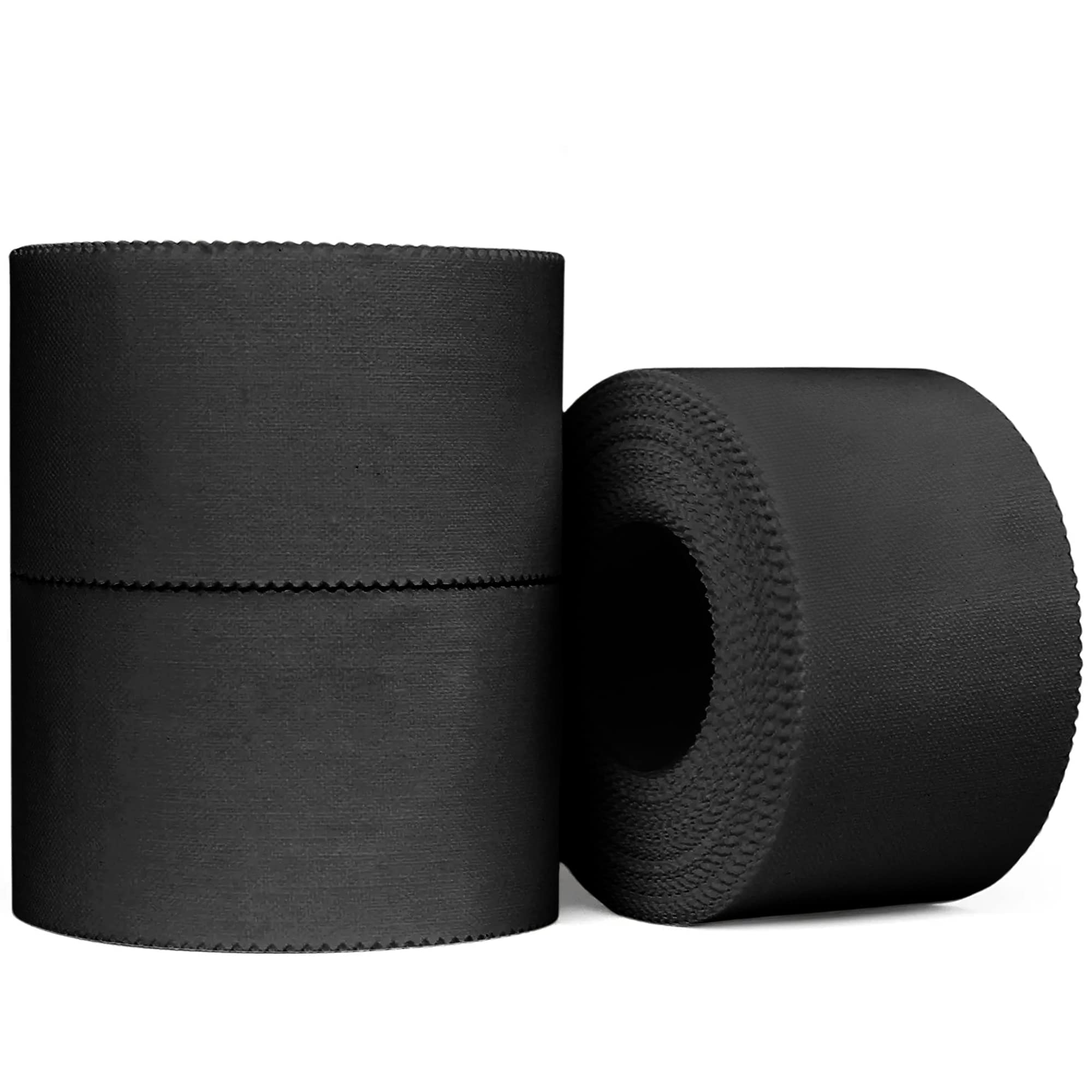 Athletic Tape - 3 Sports Tape Rolls -Black- No-Sticky Residue – Easy Tearing – Skin-Friendly- Extra Long Roll 1.5 x 15 Yards Per roll (Total 45 Yards) for Athletes, Coaches, Amateurs (Black 45 Yards)
