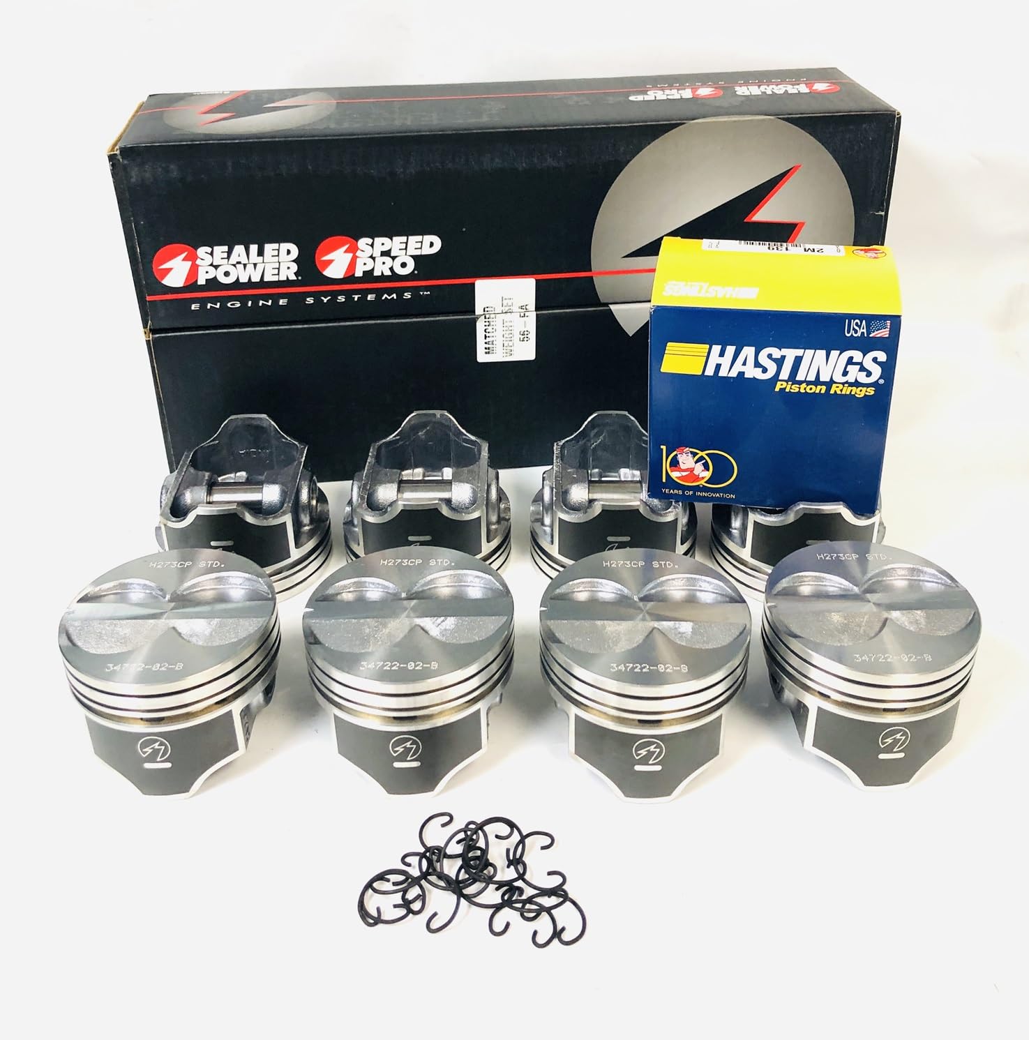 タイ　バーツ　2890THB Amazon.com: Flat Top Hypereutectic Coated Pistons & Moly