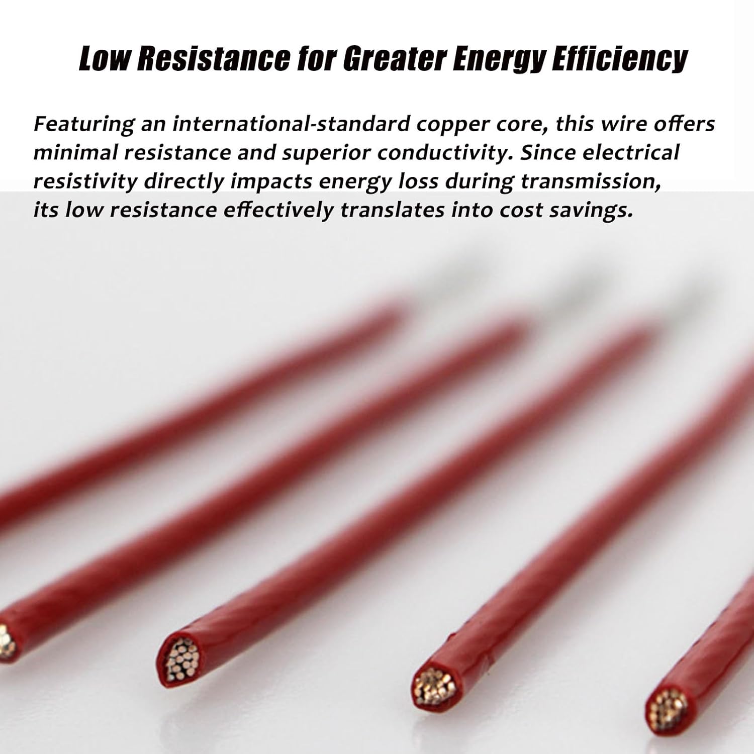 24/20/18/16 AWG FEP Teflon High Temperature Loop Detector Wire,Stranded Tinned Copper,-60°C to 200°C,Flexible Flame Retardant for Household Appliances,Motors,Sensors & Automotive(980ft,17AWG(1mm2))