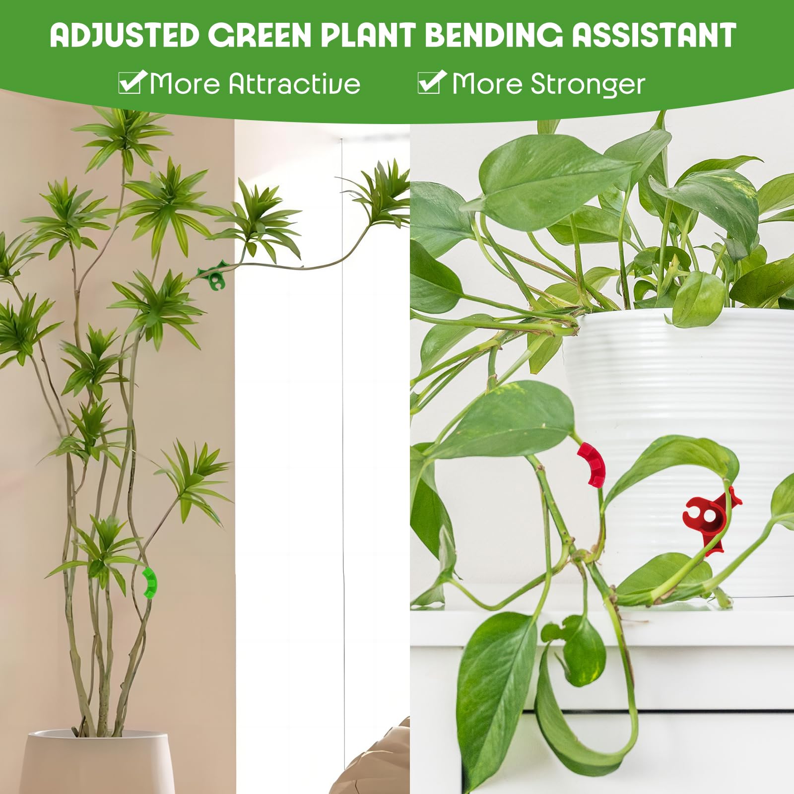 Pinces D'entraînement à Faible Stress De Cintreuse De Plantes A 90 Degres Entraineur De Tige De Plante Reutilisable Pour Permettre Plus De Lumiere Et De Blanc D Air 5