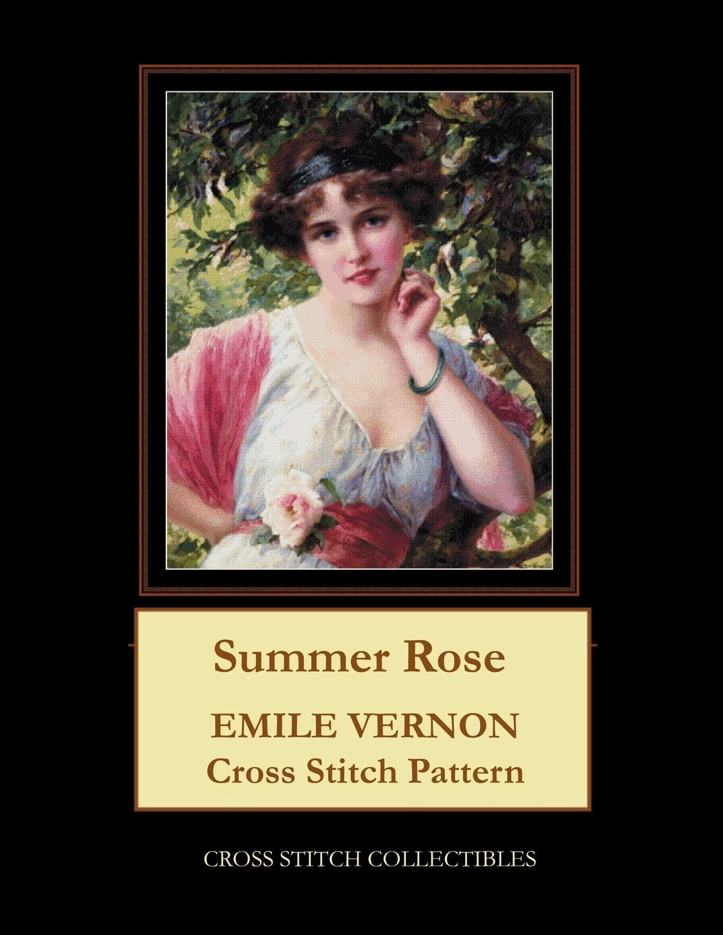 Summer Rose: Emile Vernon Cross Stitch Pattern