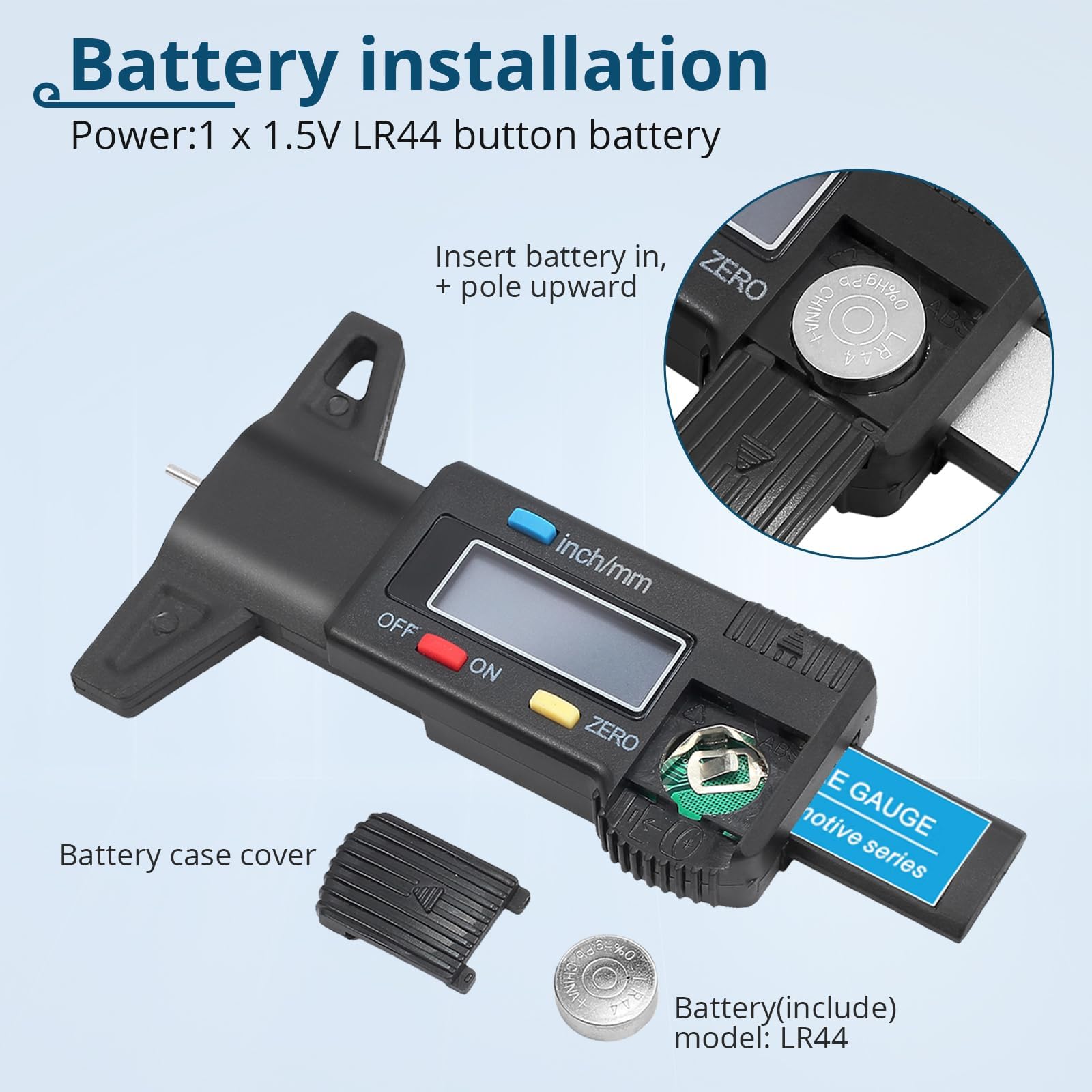 Digital Tire Tread Gauge - Accurate Measurement -6