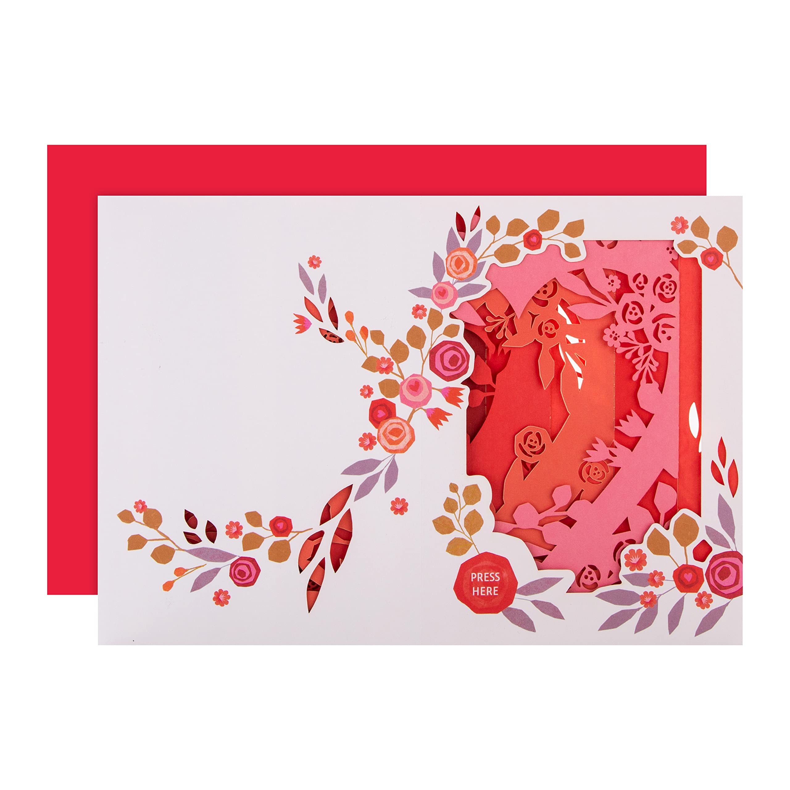 Hallmark Musical Valentines Day Card  Love You Neon Sign, Plays What I Like About You - View #4