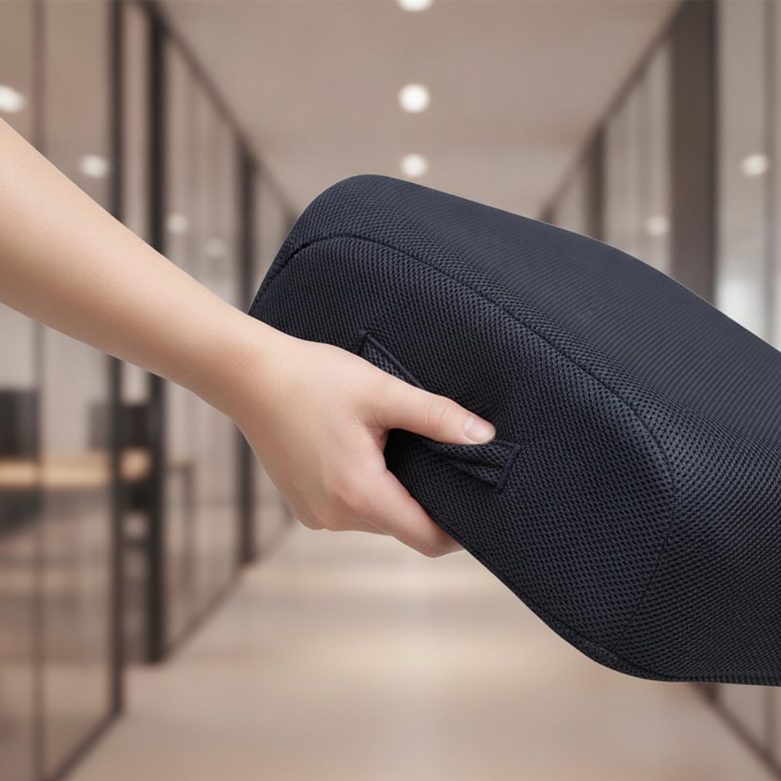 Cuscino con Maniglia Leggero Antiscivolo, Cuscino Ergonomico con Maniglia, Rialzato, per Casa