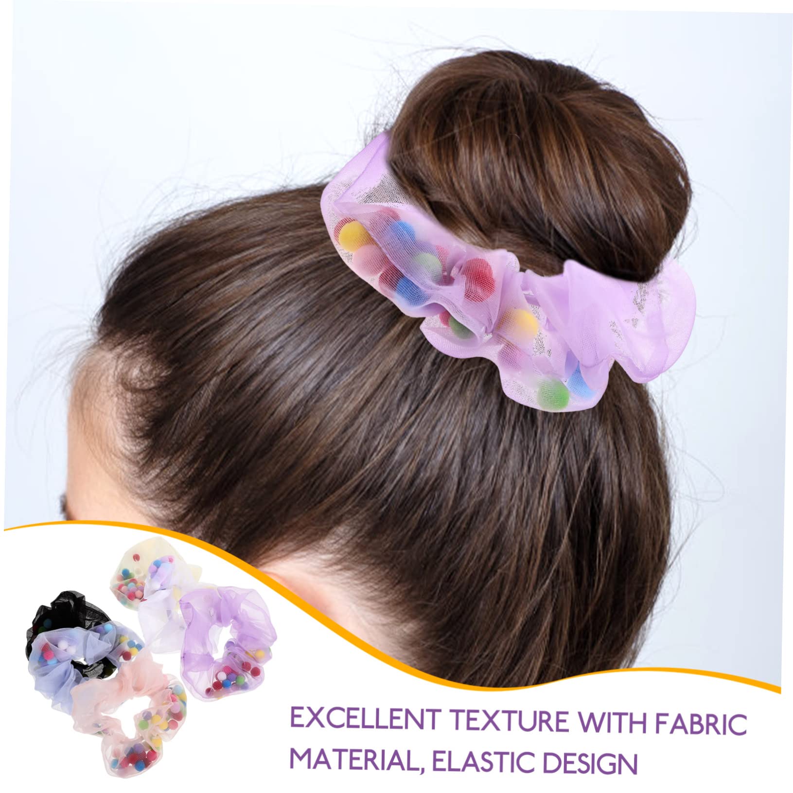 FOMIYES 30piezas Scrunchies De Pelo De Accesorios De Cabello Para Mujeres y Niñas Elásticos y Suaves Para Uso Diario y Ocasiones Especiales