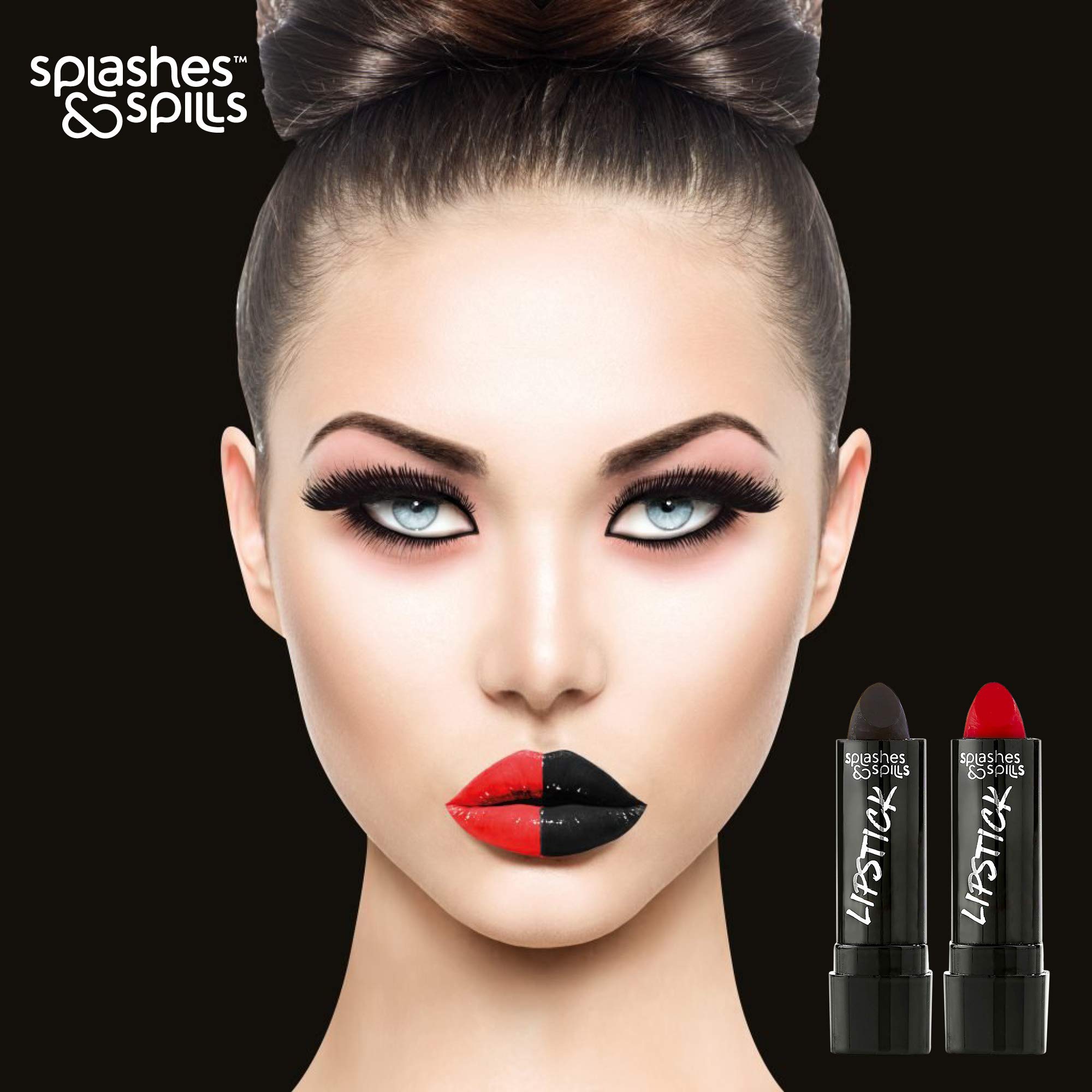 fitted lace wedding dress Amazon.com : Vivid Black and Red Lipstick - 2 Pack Combo - Bold,  Translucent, No Sheen Lip Color With Matte Finish