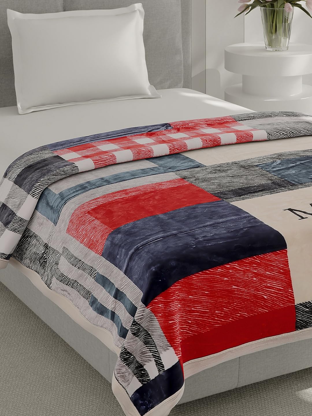 Monte Carlo Single Bed Winter Blanket Everest Plus 2 Ply 261 GSM, (220x160 CM), Multi-image-26