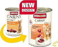 Hrană umedă pentru pisoi animonda Carny Kitten - Pui și Curcan, 12 x 400 g 2