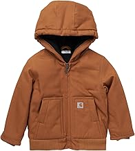 Carhartt Kid's CP8552 Canvas Insulated Hooded Active Jac - Boys