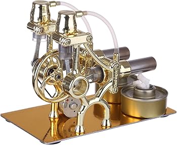 HOGスターリングエンジン HOGスターリングエンジン模型 ドイツ製超ロングセラーモデル 24K