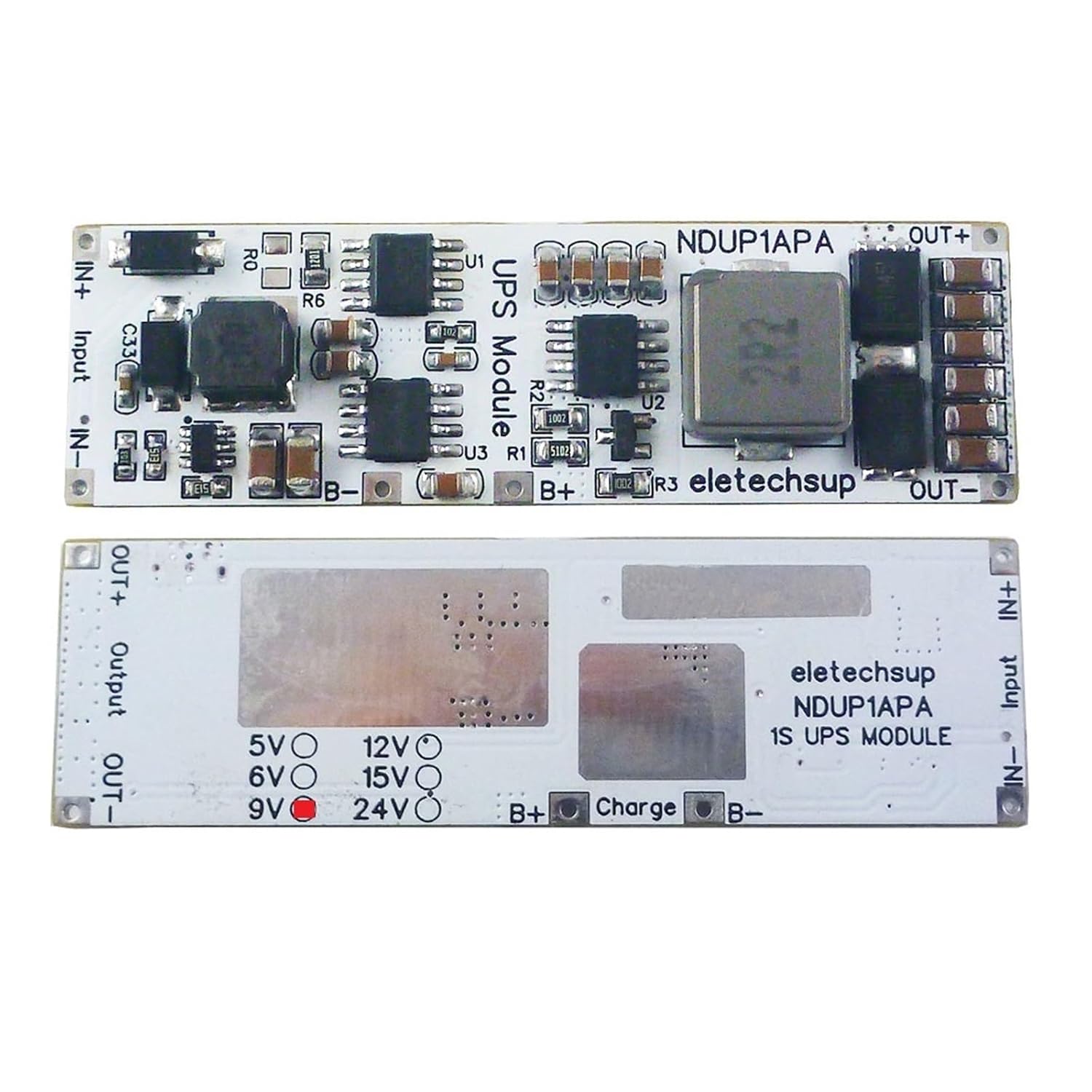 5V 6V 9V 12V 15V 24V UPS modules Lithium Battery Charger Discharge Home Network DC 2 in 1 3.7V 4.2V Charge and Discharge(Boost)(in 9V Out 9V)