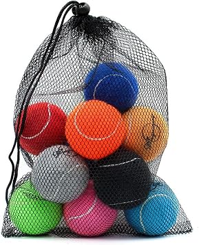 Magicorange Tennis Ball for Training & Pet Playing | Advanced Training,Durable Practice Balls,Pet Dog Playing Balls,Mesh Bag for Easy Transport,Beginner Friendly