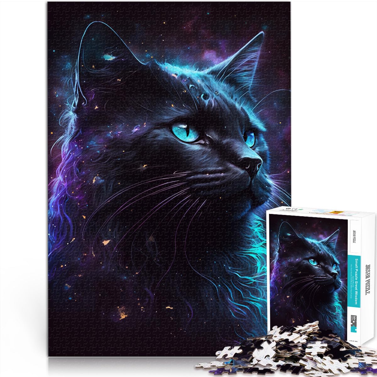 Puzzle per adulti e bambini Happy Golden Hair per adulti 2000 pezzi Puzzle 70 x 100 cm Puzzle di carta grigia per adulti bambini 14+ regalo di compleanno, regali per adulti