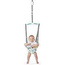 Bright Starts Playful Parade Door Jumper for Baby with Adjustable Strap, 6 Months and Up, Max Weight 26 lbs